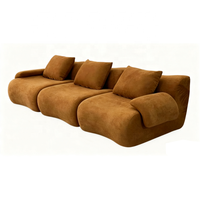 Canapé convertible pliable de haute qualité avec 3 places, réglage flexible de la position, canapé modulaire Cloud pour usage commercial
