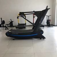 Tapis roulant incurvé non motorisé Commercia Aerobic - Équipement de fitness auto-alimenté robuste pour salle de sport