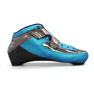 Professionele Handcraft Koolstofvezel Skate Schoenen Speed Inline Skate Bovenschoenen Voor Volwassen Kinderen