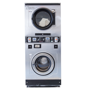 Lavadora y Secadora Apilables Industriales Usadas, Fabricadas en China, Equipo Comercial para Lavandería a Monedas, Lavandería <span class=keywords><strong>de</strong></span> <span class=keywords><strong>Autoservicio</strong></span> - Product Image 1