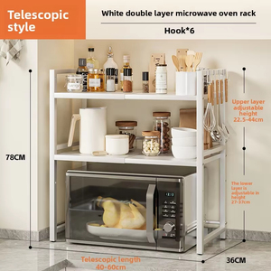 Nouveau support vertical réglable pour micro-ondes 2026 – Meuble de rangement de cuisine en gros - Product Image 6