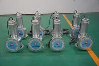 Pompe submersible pour eaux usées en acier inoxydable anti-colmatage, haute pression, grand débit, pour le drainage des eaux usées industrielles et municipales