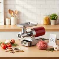 Hachoir à viande commercial électrique, machine à ail, broyeur commercial grande capacité et haute puissance en acier inoxydable