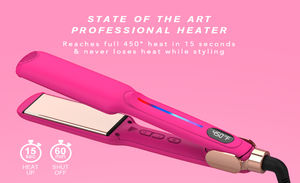 Lisseur de cheveux professionnel à plaques en nano-titane, design populaire, best-seller, avec infrarouge - Product Image 3