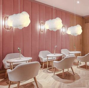 Современная хлопковая светодиодная подвеска в форме плавающего облака, креативный художественный дизайн для ресторана, гостиной, подвесные светильники - Product Image 3