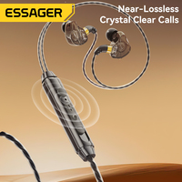Écouteurs ESSAGER S16 Series HiFi avec contrôle tactile, prise jack 3,5 mm, Aux, USB Type C