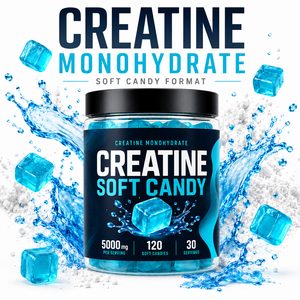 Bonbons gélifiés à la créatine monohydrate pour la récupération sportive des adultes, complément nutritionnel sportif pour la gestion de l'énergie et l'amélioration des performances - Product Image 3