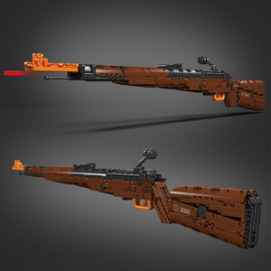 ตัวต่อ MOULD KING 14002S รุ่นปืนไรเฟิลแมวเซอร์ 98K ปืนสไนเปอร์ SWAT ชุดอาวุธแบบประกอบเอง ตัวต่อ MOC สำหรับเด็ก - Product Image 3