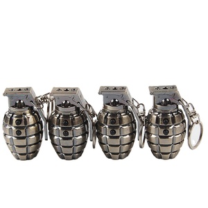 Mô Phỏng Mới LỰU ĐẠN Keychain LED Chiếu Sáng Mini Đèn Pin Tùy Chỉnh Ánh Sáng LỰU ĐẠN Troch <span class=keywords><strong>Key</strong></span> Chain - Product Image 1