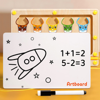 Nouveau 2024 : Tableau d'apprentissage précoce avec labyrinthe, nombres, couleurs et comptage, et perles mobiles – Jouets éducatifs pour enfants