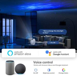Proyector 2 en 1 de Cielo Estrellado, Lámpara Inteligente Nocturna, Proyección de Nebulosa, Proyector de Galaxia, Compatible con Alexa y Google Home, para Niños - Product Image 5