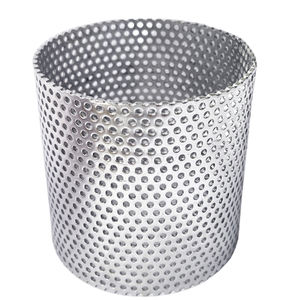 Özel 25mm mikro paslanmaz çelik tel örgü delikli tüp filtre kova davul cnc metal egzoz delikli boru silindirleri - Product Image 6