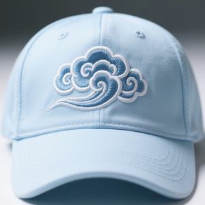 หมวกกอร์ราสำหรับผู้ชายหมวกแก๊ปเบสบอลสีฟ้าอ่อนหมวกกีฬาแบบปรับแต่งโลโก้ได้ - Product Image 6