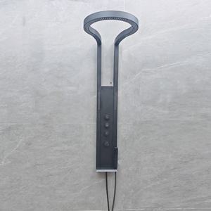 <span class=keywords><strong>Douche</strong></span> de salle de bain moderne multifonctionnelle avec système de massage à jet de pluie et <span class=keywords><strong>LED</strong></span>, eau chaude et froide - Product Image 5