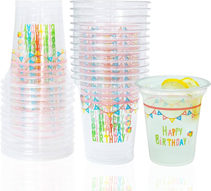 Gobelets en plastique transparent jetables personnalisés en gros, tailles 10-24 oz, avec couvercle plat ou bombé, style à paroi simple pour café glacé - Product Image 3