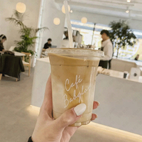 Gobelets en plastique jetables avec couvercles 16oz personnalisés pour la boisson Bar Party Drinking