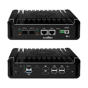 Mini <span class=keywords><strong>PC</strong></span> Pare-feu CWWK N150 2 x 82599ES 10G SFP+ 2 x i226V 2.5GbE Lan Micro Appareil Routeur OPNsense Matériel Informatique pour Laboratoire Domestique - Product Image 1