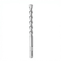 Foret à percussion SDS Plus à queue carrée, à tête cruciforme, à pointe en carbure YG8C 40Cr, pour perçage du métal, modèle DCF-25250, fabrication OEM sur mesure