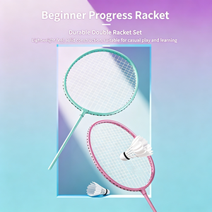 Tournament Badminton Racket, Carbon Fiber Graphite Professional Racket, Lightweight Attack Racket with <b>String</b> for Smash Play - Product Image 3