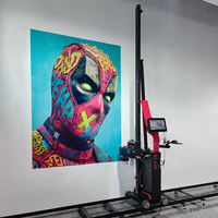 Impresora Vertical de Pared DX7 Automática con Tinta UV, Dos Cabezales de Impresión Actualizados Compatibles con Ricoh G6 para I3200