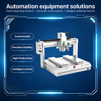 Machine de distribution automatique à double table de travail et double tête, distributeur 3 axes