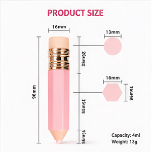 Gloss à lèvres bio anti-adhésif en tube, maquillage quotidien, marque privée, tubes de gloss à lèvres de luxe, gloss à lèvres personnalisé, vente en gros - Product Image 6