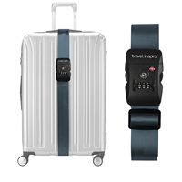 Sangle de bagage TSA réglable en nylon durable avec cadenas