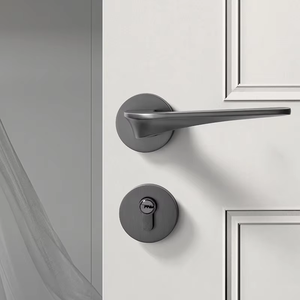 Best Selling Modern Aluminum Alloy <b>Door</b> <b>Pull</b> <b>Handle</b> for Bedroom Wood <b>Door</b> Hotel Use - Product Image 4