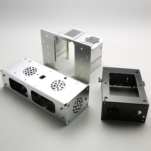 Custom Sheet Metal Fabrication CNC Bending <b>Steel</b> Electronic Enclosure Power Supply Housing Industrial OEM ODM Direct Factory - Product Image 4
