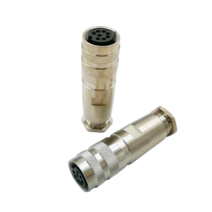 Oem odm ip67 עמיד למים 8pin יצוק מתכת ישר m16 מחבר נקבה - Product Image 3