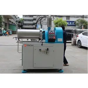 China Tencan KGB-D-100L 90KW 300-4000L/H Horizontal sand mill Inkjet ink bead mill machines paint grinding making machine