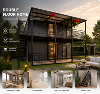 Casa Contenedor Expandible de Dos Pisos Directo de Fábrica, 20ft 40ft, Casa Pequeña Plegable Prefabricada, Hogar Modular Móvil