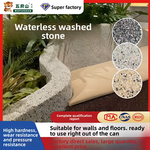 Piedra Lavada Líquida de Alta Calidad Marca Wufushan, Impermeable, Antideslizante, con Agregado Expuesto, para Paredes, Pisos, Jardines y Caminos - Product Image 1