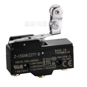   ไมโครสวิตช์ Z-15GD-B 15A 250VAC SPDT รีเลย์อุตสาหกรรม ผลิตในอินโดนีเซีย - Product Image 2