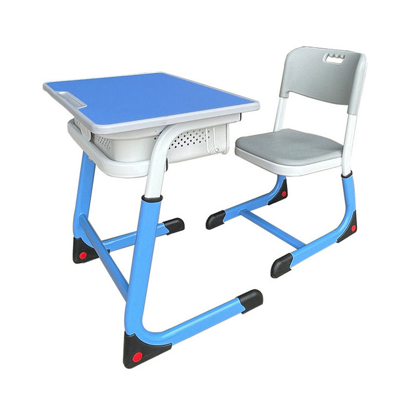 Table height 640 mm-chair height 360 mm-sky blue chair and table