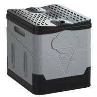 Toilettes portables d'extérieur pour le camping et les voyages en voiture, pliables et avec rangement