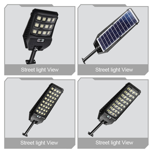 ไฟถนนพลังงานแสงอาทิตย์ IP65สองโหมด480LED ABS SMD5050รีโมทคอนโทรล3000K-6500K สำหรับถนน - Product Image 2