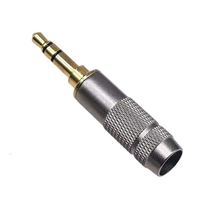 Mini adaptateur jack stéréo 3,5 mm 3/4 pôles avec gaine en PVC, connecteurs audio pour casque Hifi 3,5 mm, DIY pour haut-parleur et microphone