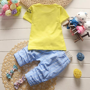Vêtements pour bébés à prix de gros, pantalons et t-shirts pour enfants, costumes pour garçons en bas âge - Product Image 2