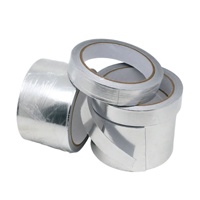Ruban adhésif en aluminium imperméable, résistant aux taches, auto-adhésif puissant, isolant thermique, découpé sur mesure pour l'étanchéité des tuyaux de plomberie et des canalisations.