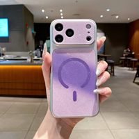 Coques de téléphone magnétiques deux-en-un à paillettes populaires de l'usine BAILI pour iPhone 16 15 Pro Max, se transforment instantanément en IP 18 PM