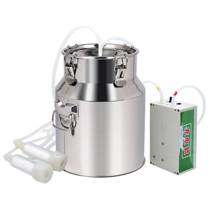 Machine à traire réglable automatique de vache et de chèvre de batterie rechargeable <span class=keywords><strong>portative</strong></span> pour l'équipement de ferme de moutons de bétail - Product Image 4