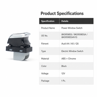 Interruptor de Control de Elevalunas Eléctrico OE 8K0959855 8K0959855A 8K0959855AV10, Repuesto para Audi A4 A5 Q5