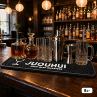 Promotion 1000 pièces Tapis anti-dérapant en PVC souple écologique avec logo personnalisé pour bar, accessoire en caoutchouc personnalisé pour articles de bar