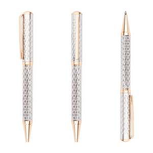 Exquisito Bolígrafo de Metal Grabado, Bolígrafo de Regalo para Dama con Acabado Brillante, Color Personalizado con Logotipo - Product Image 2