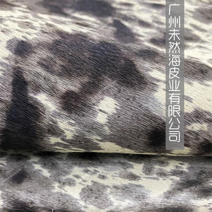 ม้าผมหนังสีดำสีฟ้าสีเทากระเป๋ารองเท้ารุ่นใหม่พิมพ์ม้าผมทั้งหนัง - Product Image 5