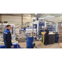 Machine automatique de fabrication de blocs de béton QT8-15 pour briqueterie de taille moyenne