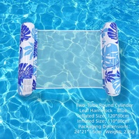 Flotteurs gonflables pour piscine, design fleur tropicale, matériau PVC, chaise flottante pour piscine, hamac aquatique, radeau pour piscine