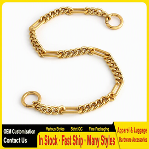 Nuova Catena di Lusso in Alluminio Dorato da 100cm, Leggera ed Ecologica, per <span class=keywords><strong>Borse</strong></span> a Spalla, Borsette e Accessori Decorativi - Product Image 2