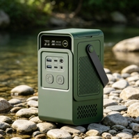 Générateur solaire portable 200W avec batterie LiFePO4, onduleur à onde sinusoïdale pure MPPT 192Wh pour la maison et le camping en extérieur